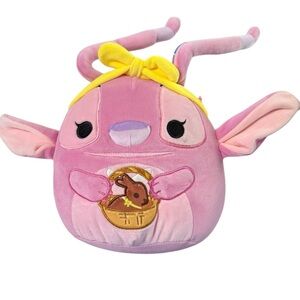 Disney Squishmallows Angel Plush – Easter Edition